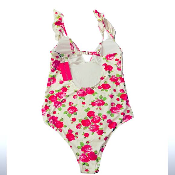 Bersey Johnson One Piece Ruffle Floral Swimsuit Padded
Love Always Size XL NWT - Picture 6 of 10